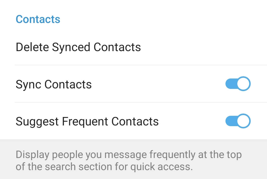 contact sync telegram