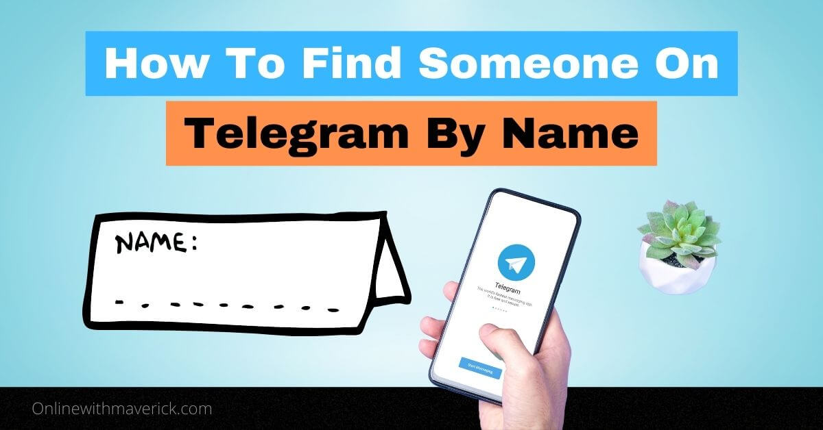 how to find someone on telegram by name