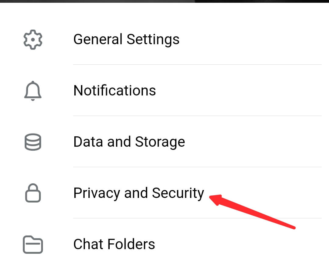 privacy policy on telegram