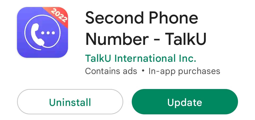 TalkU number