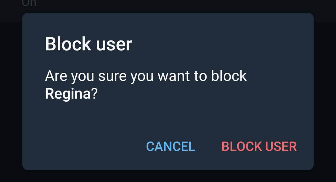 block telegram user
