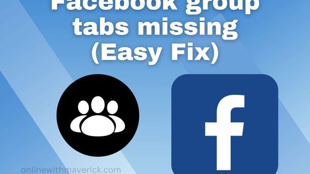 Facebook group tabs missing