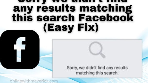 Sorry we didn’t find any results matching this search Facebook