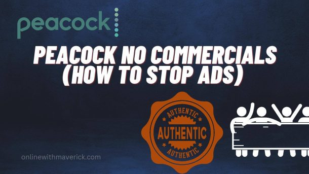 Peacock no commercials