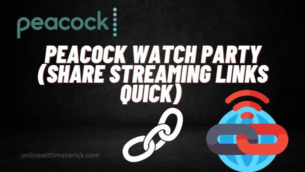 Peacock watch party